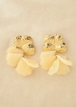 Boucles d'oreilles Violette